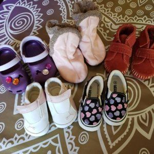 Baby Girl Shoe Bundle, 12 to 24 mo